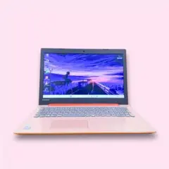 かわいい赤✨Lenovoノートパソコン｜初めてで迷わず使える｜Windows11のサムネイル