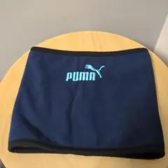 PUMA プーマ　フリース　ネックウォーマー　ジュニア　フリーサイズ　紺＊赤