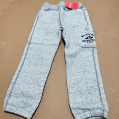 ミキハウス ロングパンツ 110cm グレー 裏起毛