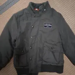 FINE HERO ダークグリーン コート 中綿入りダウンジャケット