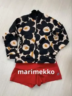 adidas marimekko ジャケットとショートパンツセット