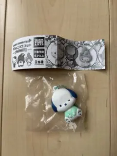 サンリオ　ぺたんこマスコット　ポチャッコ　ガチャガチャ