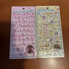 新品 正規品 ボンボンドロップシール ポムポムプリン　mini マイメロ　2種