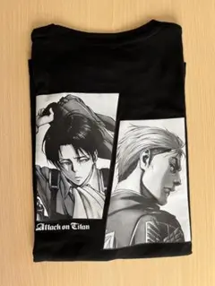 進撃の巨人　Tシャツ　エルヴィン　リヴァイ