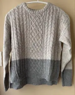 《お値下げ》as know as ケーブル編みニットセーター