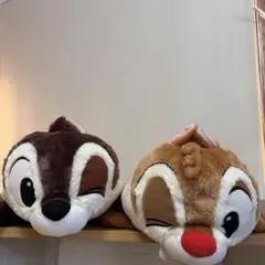 チップとデール ぬいぐるみ　２体セット 大きめ　特大　アミューズ