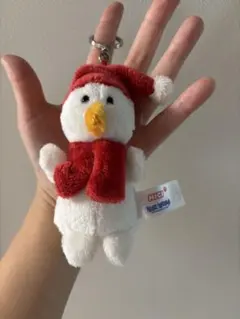 NICI 雪だるま ぬいぐるみ マスコット キーホルダー