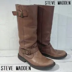 ☘️大特価‼️『STEVE MADDEN 』エンジニアブーツ　ブラウン　革ブーツのサムネイル