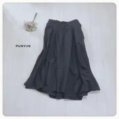 ♢【渡辺直美プロデュース】PUNYUS プニュズ ボックスプリーツロングスカート