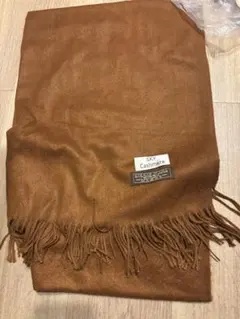 マフラー　茶色　カシミヤ