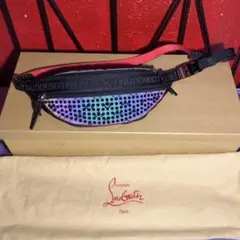 ワ*コ様 Louboutin スタッズウエストポーチ - メルカリ