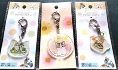 モフサンド アクリルキーホルダー アクキー 3セット 品薄 完売品 ねこ ぢゅの