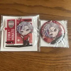 不破湊 J1コラボ アクリルキーホルダー 缶バッジ セット