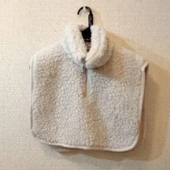 【完売品】《natural by clip》ボアスタンドウォーマー ベージュ F