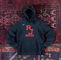 さ*ん様 NIKE ナイキ カレッジロゴ プルオーバー パーカー ブラック M