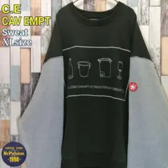 C.E　CAV EMPT　シーイー　キャブエンプト　スウェット　刺繍　デカロゴのサムネイル
