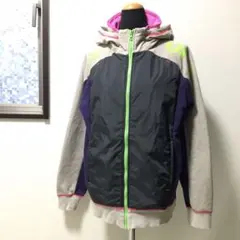 umbro アンブロ ナイロン トレーナー フード付き ブルゾン パーカー M