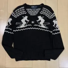ラルフローレン Ralph Lauren ノルディック スキー 柄ニットセーター