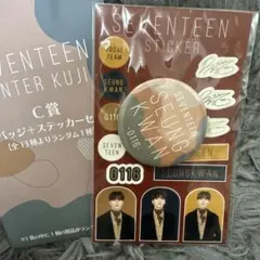 SEVENTEEN セブチ スングァン　缶バッチ　ステッカー