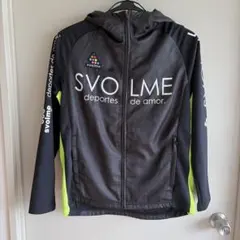 SVOLME フード付きピステ ブラック×イエロー