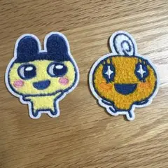 たまごっち パイルワッペン　ワッペン　まめっち　めめっち