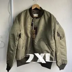 REAL SIMONS MA-1 フライトジャケット セージグリーン　S REAL SIMONS MA-1 フライトジャケット セージグリーン 2XL - メルカリ