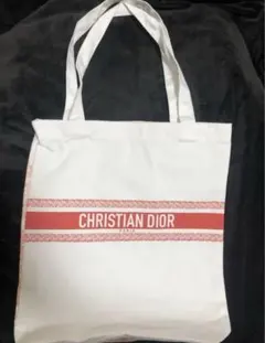 Dior ディオール　ノベルティ　エコバッグ　赤