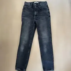 MOUSSYハイウエスト ストレートデニム