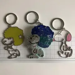 キラキラ キーホルダー スヌーピー
