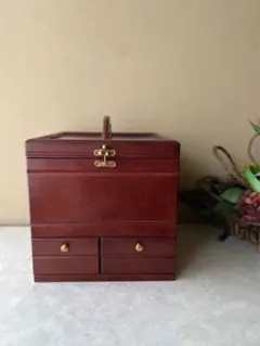 総桐　三面鏡　昭和レトロ 総桐 三面鏡 昭和レトロ