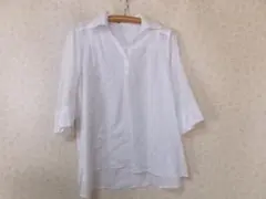 103792 ミッシェルクラン　チュニックシャツ　白　38のサムネイル