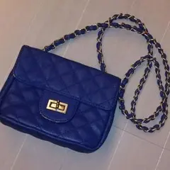 キルティング　ミニ　ポシェット　チェーン