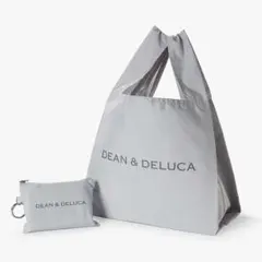 【新品未使用】DEAN&DELUCA ポーチ付きエコバッグ グレー