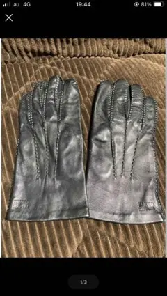 新品同様 タケオキクチ 革手袋 フリーサイズ 送料込み