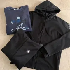 再お値下げ‼️アディダス パーカー トレーナー３枚セット