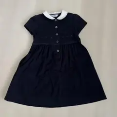 familiar ネイビー ワンピース 110 お受験