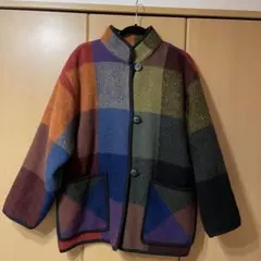 Lillunn ノルウェー製　ジャケット　コート　ブランケットコート　アウター