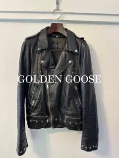 Golden Goose Studs Leather Jacketのサムネイル