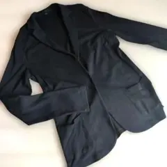 【美品】UNIQLO　ブラック 　カジュアル　ジャケット　Lサイズ
