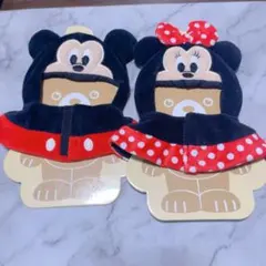 ユニベアシティ　ぬいぐるみ　コスチューム　ポンチョ　ミッキー　ミニー