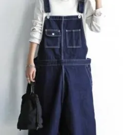 アンティカデニムサロペット