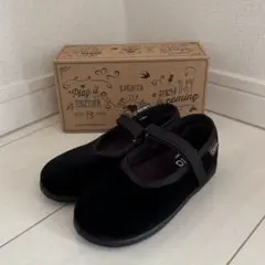 【新品】Cienta ベロア バレエシューズ ブラック25(15cm)