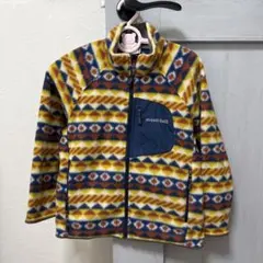 mont-bell 幾何学模様 フリースジャケット