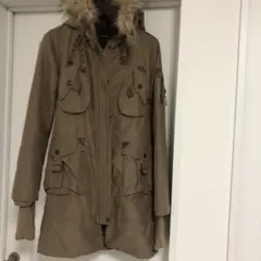 美品！最終値下げ！《CLICHY!》ミリタリージャケット ファー付き！サイズS