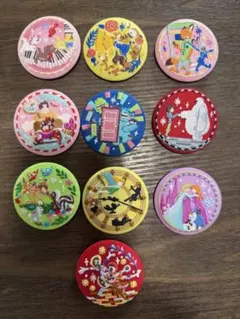 Disney Characters 刺繍缶バッジビスケット2 新品未使用10個