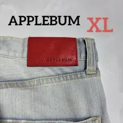 大きいサイズ　アップルバム　ドーナツボタン　デニム　ストレッチ　メンズ　パッチのサムネイル