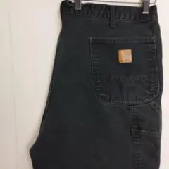 カーハート ワークパンツ ペインターパンツ ダッグ地 ブラック