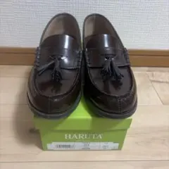 HARUTA ローファー 304 ブラウン 25.5cm EE