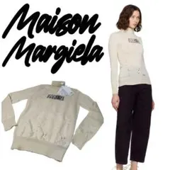 【定価10万】Margiela MM6 タートルネック セーター ホワイト Mのサムネイル