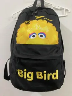 セサミストリート　ビッグバード　ブラックリュック